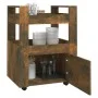 Smoked oak plywood kitchen cart 60x45x80cm by vidaXL, Kitchen and dining carts - Ref: Foro24-816829, Price: 55,24 €, Discount: %