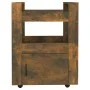 Smoked oak plywood kitchen cart 60x45x80cm by vidaXL, Kitchen and dining carts - Ref: Foro24-816829, Price: 55,24 €, Discount: %
