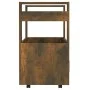 Smoked oak plywood kitchen cart 60x45x80cm by vidaXL, Kitchen and dining carts - Ref: Foro24-816829, Price: 55,24 €, Discount: %
