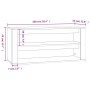 Mueble zapatero de madera contrachapada blanco 100x35x45 cm de vidaXL, Zapateros y organizadores de calzado - Ref: Foro24-816...