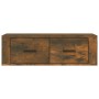 Mueble de TV colgante madera roble ahumado 80x36x25 cm de vidaXL, Muebles TV - Ref: Foro24-816837, Precio: 48,99 €, Descuento: %