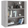 Armario de pared madera contrachapada gris Sonoma 80x33x80 cm de vidaXL, Aparadores - Ref: Foro24-816598, Precio: 69,31 €, De...
