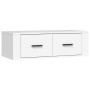 Mueble de TV colgante madera contrachapada blanco 80x36x25 cm de vidaXL, Muebles TV - Ref: Foro24-816832, Precio: 40,18 €, De...