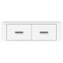 Mueble de TV colgante madera contrachapada blanco 80x36x25 cm de vidaXL, Muebles TV - Ref: Foro24-816832, Precio: 40,18 €, De...