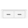 Mueble de TV colgante madera contrachapada blanco 80x36x25 cm de vidaXL, Muebles TV - Ref: Foro24-816832, Precio: 39,83 €, De...