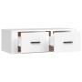 Mueble de TV colgante madera contrachapada blanco 80x36x25 cm de vidaXL, Muebles TV - Ref: Foro24-816832, Precio: 40,18 €, De...