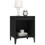 Mesita de noche negro 40x35x50 cm de vidaXL, Mesitas de noche - Ref: Foro24-821876, Precio: 33,80 €, Descuento: %