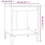 Mesita de noche negro 40x35x50 cm de vidaXL, Mesitas de noche - Ref: Foro24-821876, Precio: 33,80 €, Descuento: %
