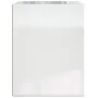 Mesita de noche de pared blanco brillante 50x36x47 cm de vidaXL, Taquillas y armarios de almacenamiento - Ref: Foro24-816858,...