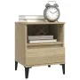 Mesita de noche roble Sonoma 40x35x50 cm de vidaXL, Armarios y almacenamiento - Ref: Foro24-821816, Precio: 51,85 €, Descuent...