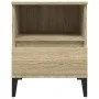 Mesita de noche roble Sonoma 40x35x50 cm de vidaXL, Armarios y almacenamiento - Ref: Foro24-821816, Precio: 51,85 €, Descuent...