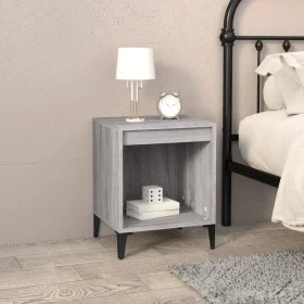 Sonoma gray bedside table 40x35x50 cm by vidaXL, Nightstands - Ref: Foro24-821886, Price: 29,46 €, Discount: %