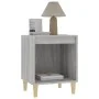 Mesitas de noche 2 unidades gris Sonoma 40x35x50 cm de vidaXL, Mesitas de noche - Ref: Foro24-821871, Precio: 42,14 €, Descue...