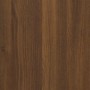 Mesita de noche de pared roble marrón 50x30x47 cm de vidaXL, Mesitas de noche - Ref: Foro24-816878, Precio: 36,28 €, Descuent...