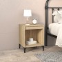 Mesitas de noche 2 unidades roble Sonoma 40x35x50 cm de vidaXL, Mesitas de noche - Ref: Foro24-821881, Precio: 47,09 €, Descu...