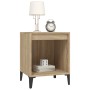 Mesitas de noche 2 unidades roble Sonoma 40x35x50 cm de vidaXL, Mesitas de noche - Ref: Foro24-821881, Precio: 47,09 €, Descu...
