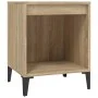 Mesitas de noche 2 unidades roble Sonoma 40x35x50 cm de vidaXL, Mesitas de noche - Ref: Foro24-821881, Precio: 46,57 €, Descu...