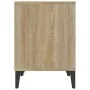 Mesitas de noche 2 unidades roble Sonoma 40x35x50 cm de vidaXL, Mesitas de noche - Ref: Foro24-821881, Precio: 46,57 €, Descu...