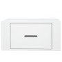 Mesitas de noche de pared 2 uds blanco 50x36x25 cm de vidaXL, Mesitas de noche - Ref: Foro24-816841, Precio: 49,62 €, Descuen...