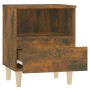 Mesitas de noche 2 unidades roble ahumado 40x35x50 cm de vidaXL, Mesitas de noche - Ref: Foro24-821805, Precio: 70,36 €, Desc...