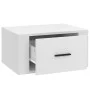 Mesita de noche de pared blanco 50x36x25 cm de vidaXL, Mesitas de noche - Ref: Foro24-816840, Precio: 39,93 €, Descuento: %