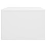 Mesita de noche de pared blanco 50x36x25 cm de vidaXL, Mesitas de noche - Ref: Foro24-816840, Precio: 40,39 €, Descuento: %