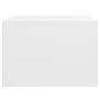 Mesita de noche de pared blanco 50x36x25 cm de vidaXL, Mesitas de noche - Ref: Foro24-816840, Precio: 39,93 €, Descuento: %