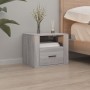 Mesitas de noche de pared 2 uds gris Sonoma 50x36x40 cm de vidaXL, Mesitas de noche - Ref: Foro24-816893, Precio: 82,52 €, De...