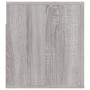Mesitas de noche de pared 2 uds gris Sonoma 50x36x40 cm de vidaXL, Mesitas de noche - Ref: Foro24-816893, Precio: 82,52 €, De...