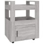 Carrito de cocina madera contrachapada gris Sonoma 60x45x80 cm de vidaXL, Carros de cocina y comedor - Ref: Foro24-816830, Pr...