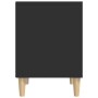 Mesita de noche madera contrachapada negro 40x35x50 cm de vidaXL, Mesitas de noche - Ref: Foro24-821860, Precio: 33,15 €, Des...