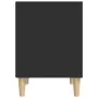 Mesita de noche madera contrachapada negro 40x35x50 cm de vidaXL, Mesitas de noche - Ref: Foro24-821860, Precio: 32,73 €, Des...