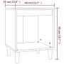 Mesita de noche madera contrachapada negro 40x35x50 cm de vidaXL, Mesitas de noche - Ref: Foro24-821860, Precio: 32,73 €, Des...