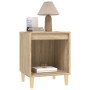Mesitas de noche 2 unidades roble Sonoma 40x35x50 cm de vidaXL, Mesitas de noche - Ref: Foro24-821865, Precio: 50,34 €, Descu...