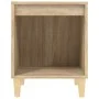 Nightstands 2 units Sonoma oak 40x35x50 cm by vidaXL, Nightstands - Ref: Foro24-821865, Price: 49,77 €, Discount: %