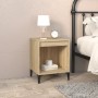 Mesita de noche roble Sonoma 40x35x50 cm de vidaXL, Mesitas de noche - Ref: Foro24-821880, Precio: 43,68 €, Descuento: %