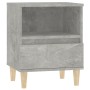 Mesitas de noche 2 unidades gris hormigón 40x35x50 cm de vidaXL, Mesitas de noche - Ref: Foro24-821803, Precio: 70,45 €, Desc...