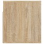Mesitas de noche de pared 2 uds color roble Sonoma 50x36x40 cm de vidaXL, Mesitas de noche - Ref: Foro24-816887, Precio: 79,9...