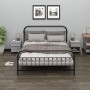 Mesitas de noche 2 unidades gris Sonoma 40x35x50 cm de vidaXL, Taquillas y armarios de almacenamiento - Ref: Foro24-821855, P...