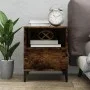 Mesita de noche roble ahumado 40x35x50 cm de vidaXL, Armarios y almacenamiento - Ref: Foro24-821820, Precio: 43,52 €, Descuen...