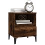 Mesita de noche roble ahumado 40x35x50 cm de vidaXL, Armarios y almacenamiento - Ref: Foro24-821820, Precio: 44,03 €, Descuen...