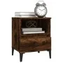 Mesita de noche roble ahumado 40x35x50 cm de vidaXL, Armarios y almacenamiento - Ref: Foro24-821820, Precio: 43,52 €, Descuen...