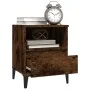 Mesita de noche roble ahumado 40x35x50 cm de vidaXL, Armarios y almacenamiento - Ref: Foro24-821820, Precio: 43,52 €, Descuen...