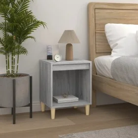 Mesita de noche gris Sonoma 40x35x50 cm de vidaXL, Mesitas de noche - Ref: Foro24-821870, Precio: 32,46 €, Descuento: %