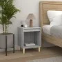 Mesita de noche gris Sonoma 40x35x50 cm de vidaXL, Mesitas de noche - Ref: Foro24-821870, Precio: 32,46 €, Descuento: %