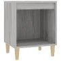 Mesita de noche gris Sonoma 40x35x50 cm de vidaXL, Mesitas de noche - Ref: Foro24-821870, Precio: 32,46 €, Descuento: %