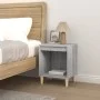 Mesita de noche gris Sonoma 40x35x50 cm de vidaXL, Mesitas de noche - Ref: Foro24-821870, Precio: 32,46 €, Descuento: %