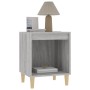 Mesita de noche gris Sonoma 40x35x50 cm de vidaXL, Mesitas de noche - Ref: Foro24-821870, Precio: 32,85 €, Descuento: %