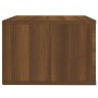Mesita de noche de pared color roble marrón 50x36x25 cm de vidaXL, Mesitas de noche - Ref: Foro24-816854, Precio: 31,97 €, De...
