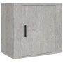 Mesita de noche de pared gris hormigón 50x30x47 cm de vidaXL, Mesitas de noche - Ref: Foro24-816872, Precio: 35,33 €, Descuen...